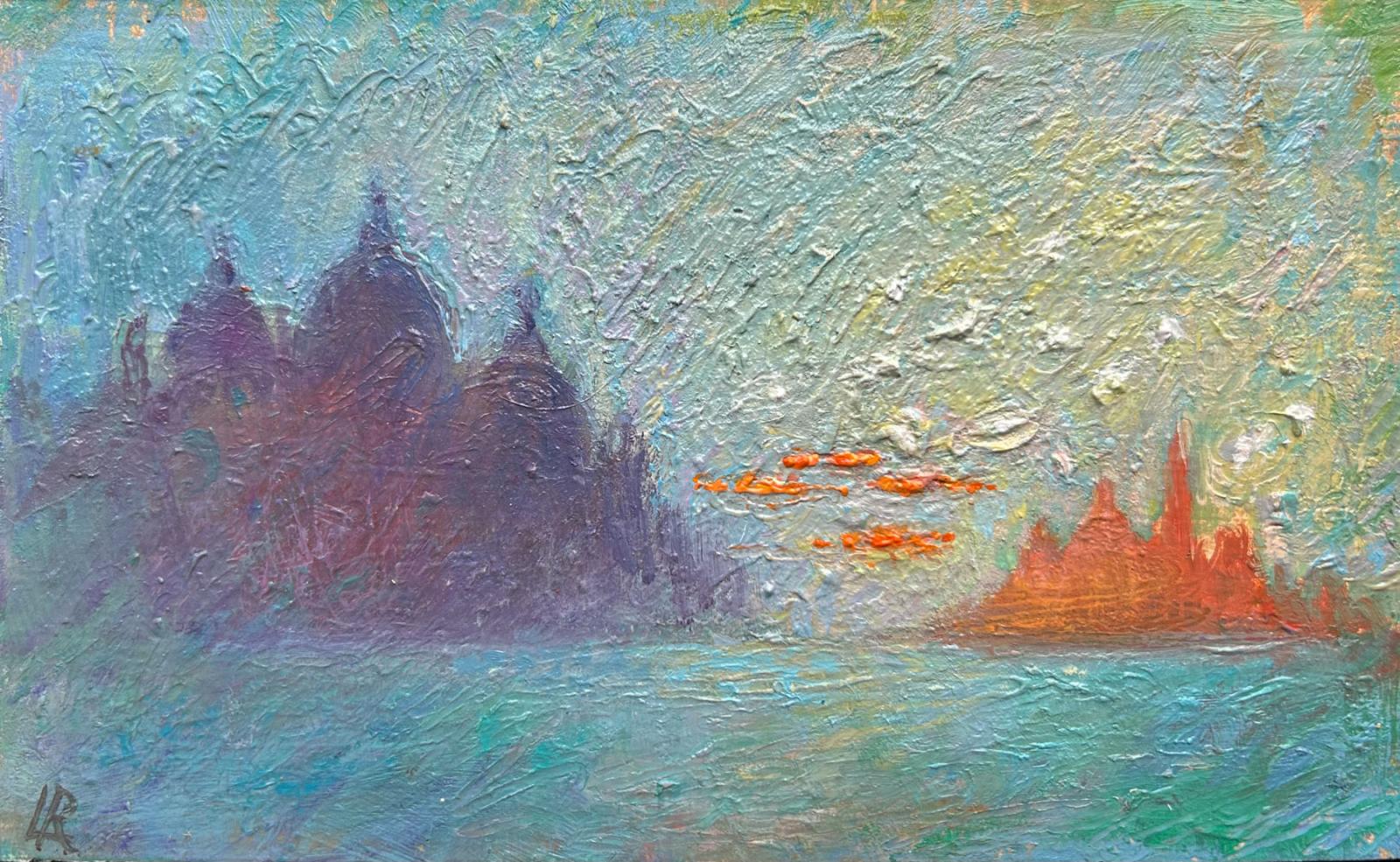 a painting of Venice